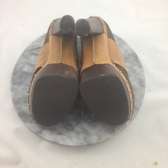 UGG Lliana Brown Calf Hair Platform Bootie 7 - Picture 7 of 8